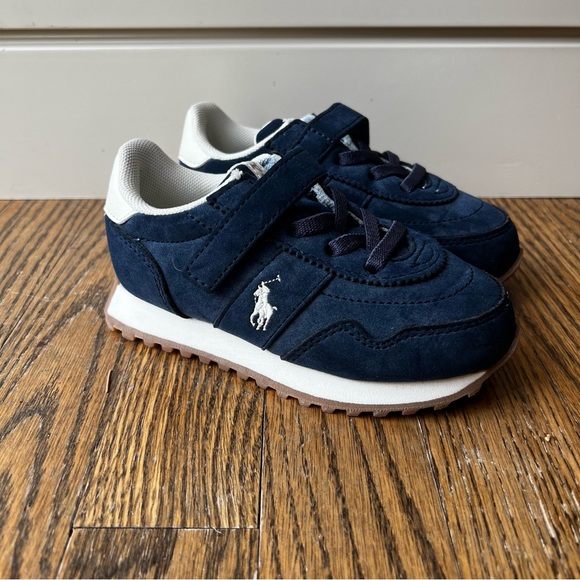 Polo by Ralph Lauren Kids Sneakers in Navy and White - Picture 1 of 6